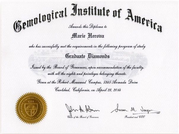 Diplomy a certifikáty