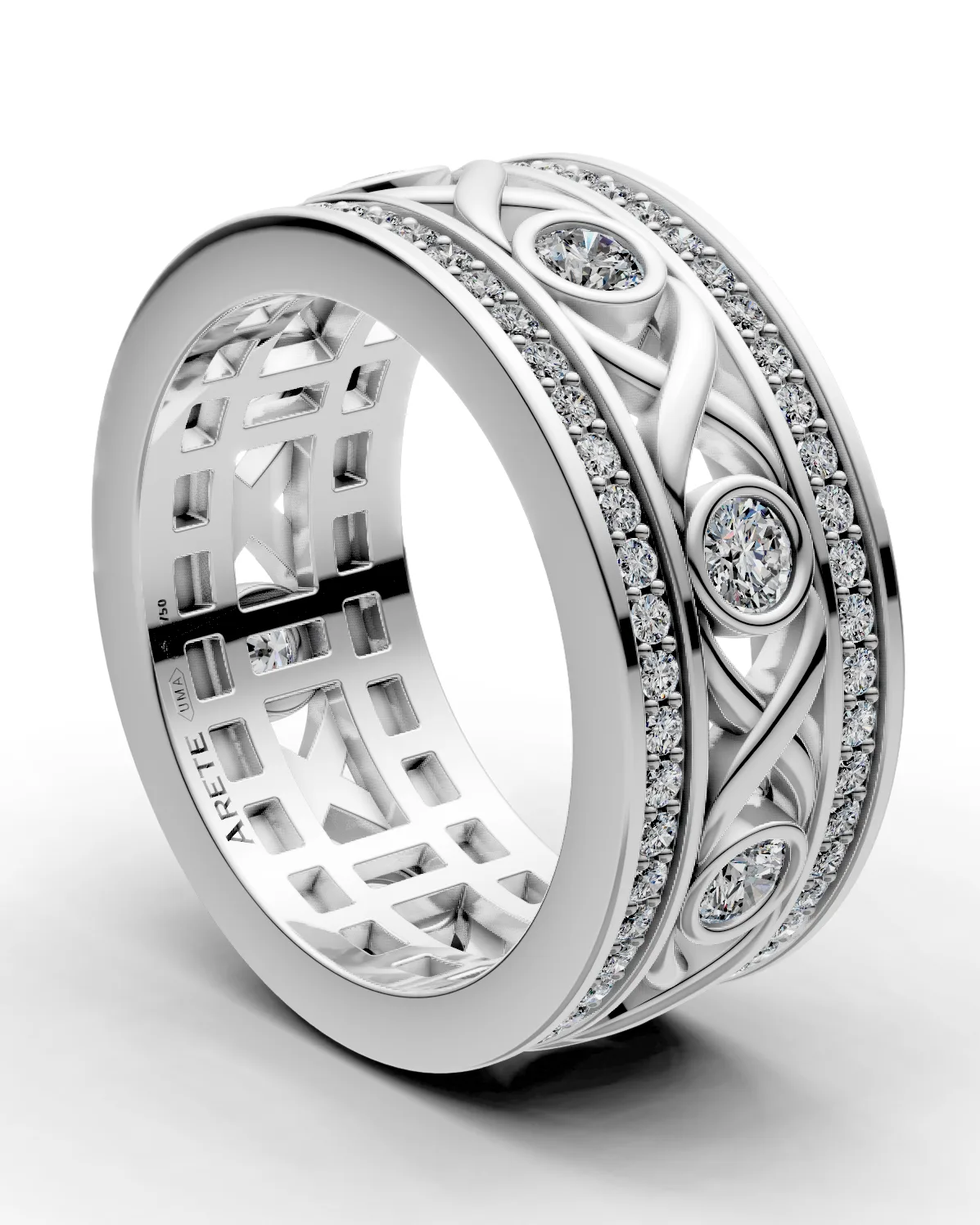 Netradiční eternity prsten