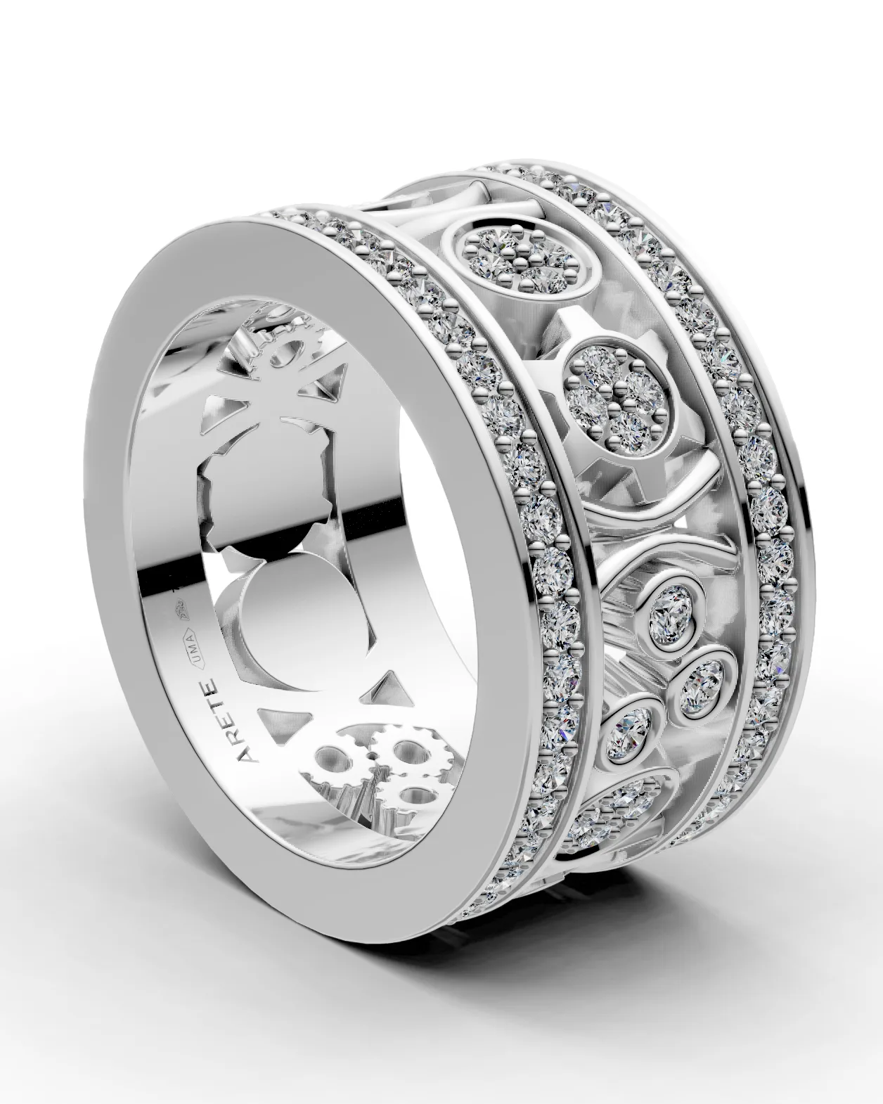 Eternity prsten s halo medailony