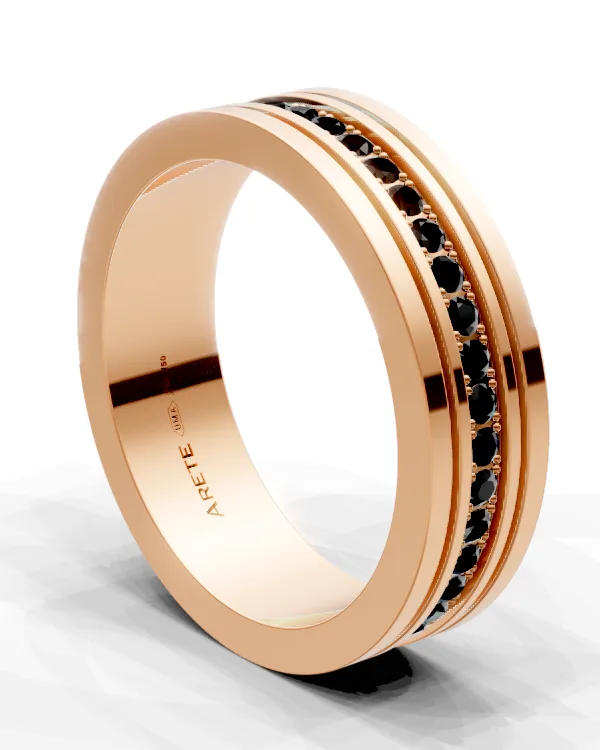 Moderní unisex eternity prsten