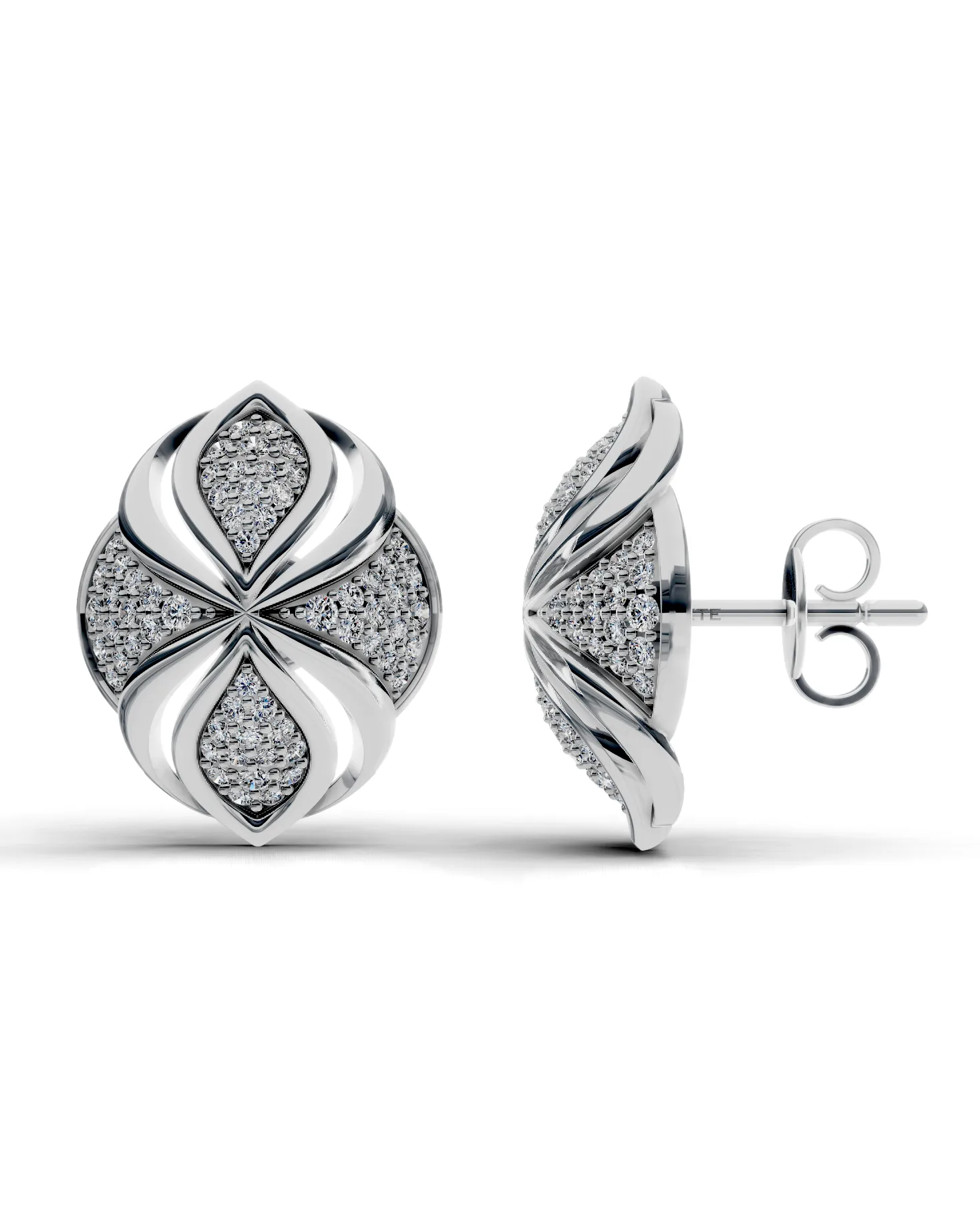 Quatrefoil pavé pecky